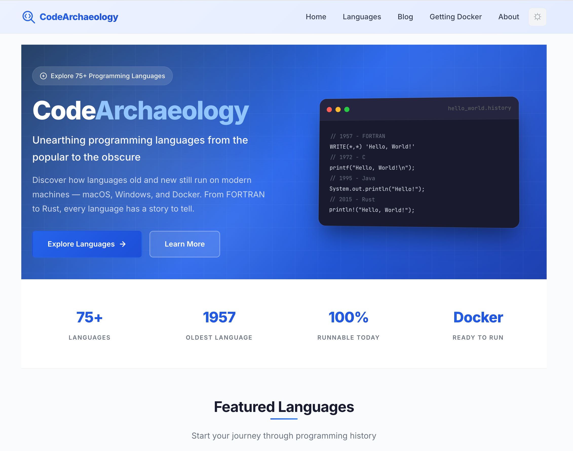 CodeArchaeology.dev