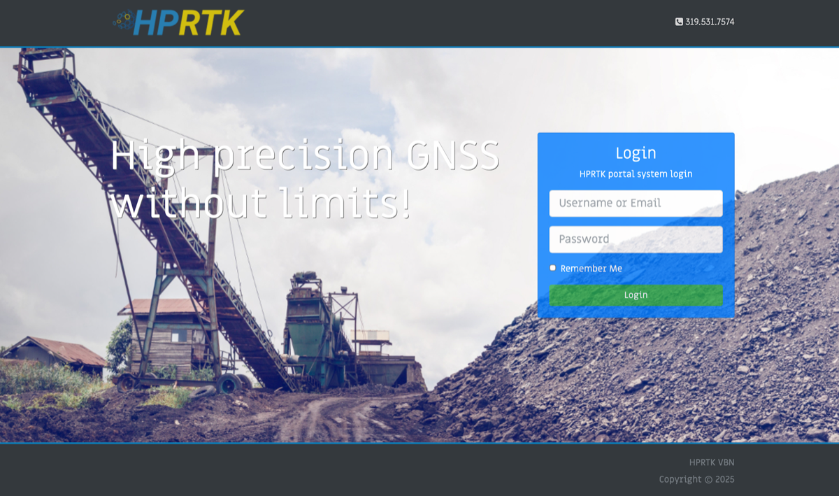 HPRTK Portal Login